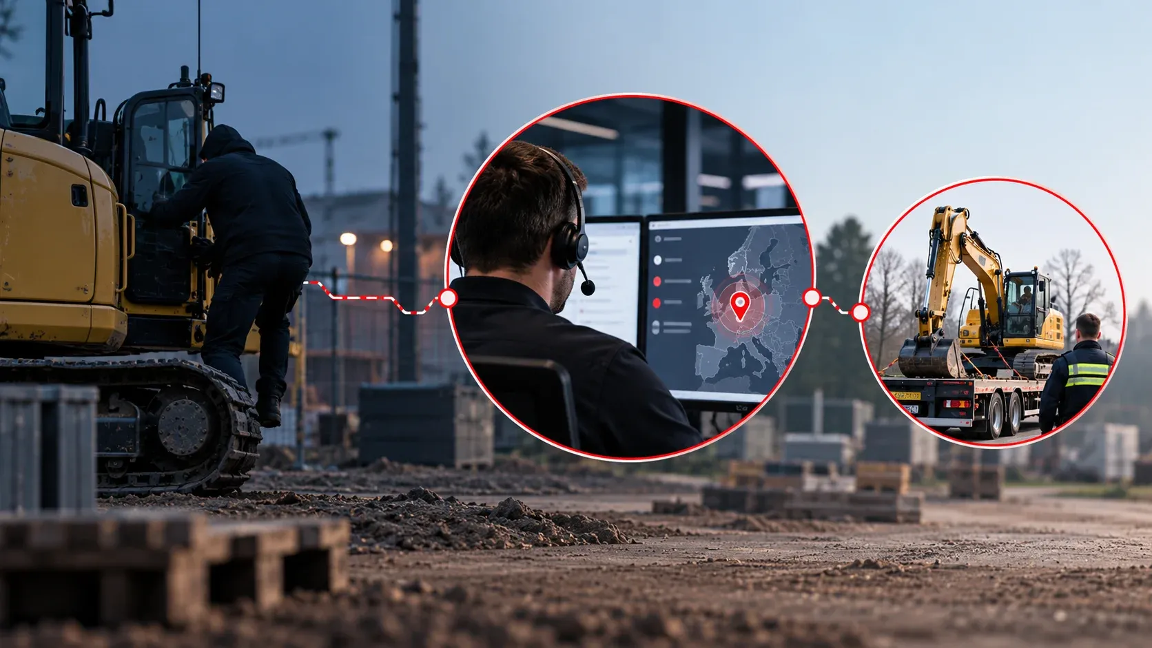 Baufahrzeuge orten und bergen mit Moving Intelligence