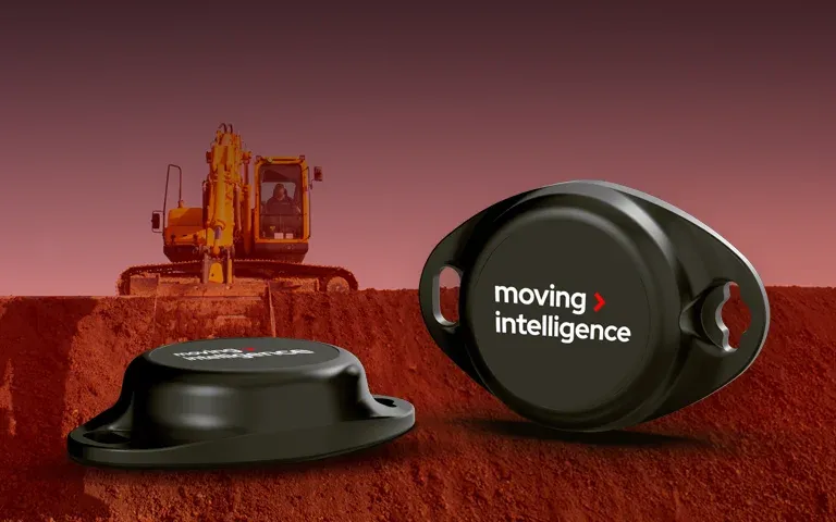 Produktfoto des MiBeacon von Moving Intelligence
